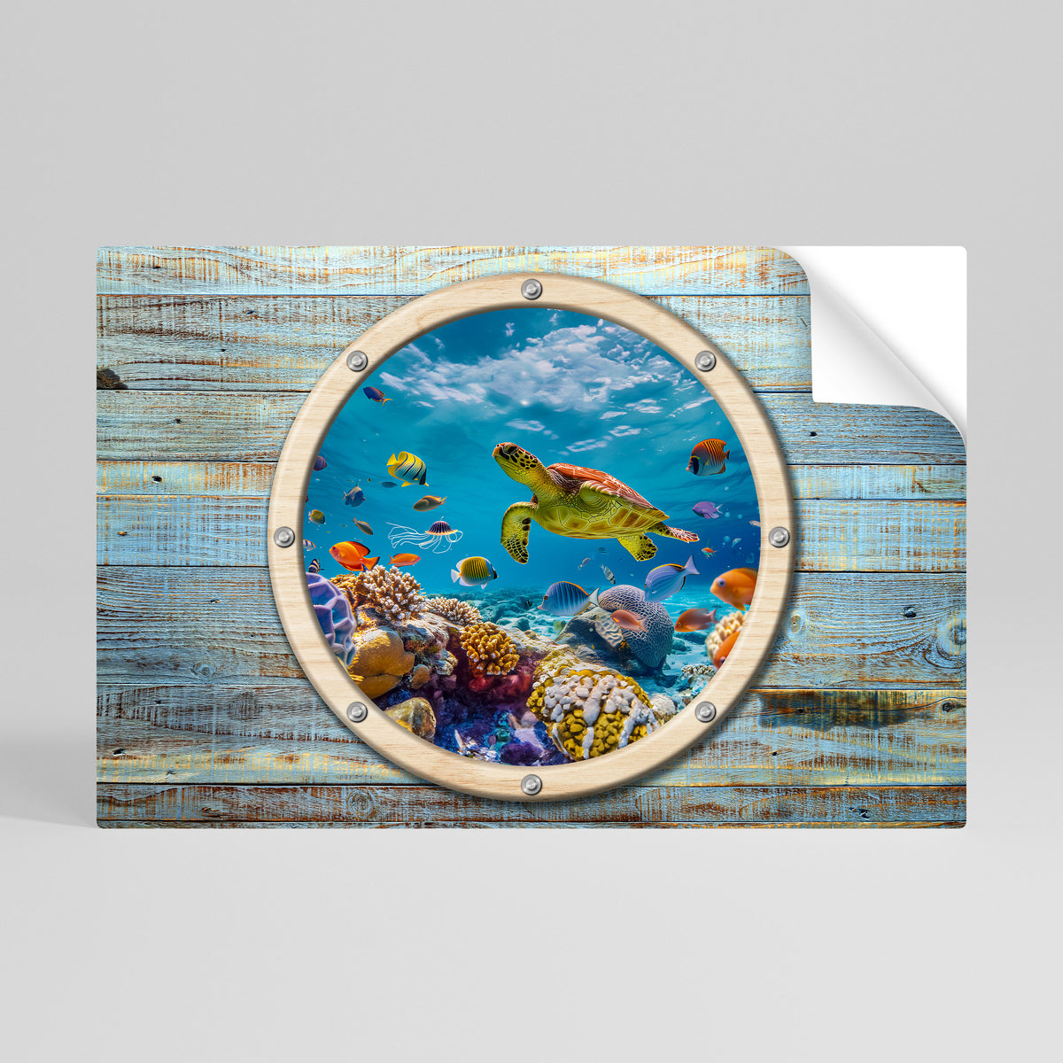 AQUA ADVENTURE Αυτοκόλλητη Αφίσα οριζόντια
