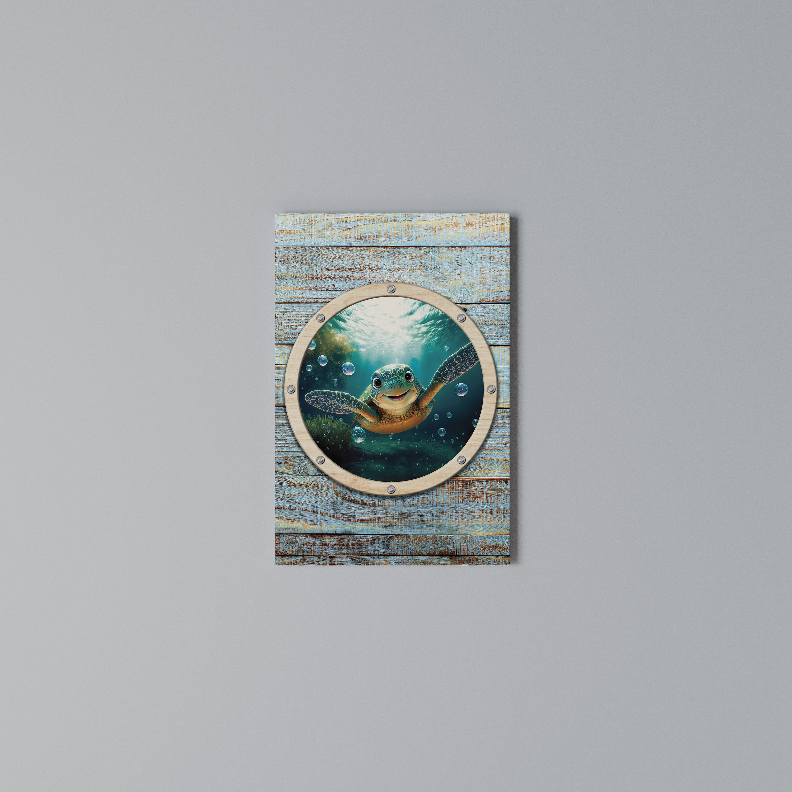 SEASIDE JOY Vertical Canvas Print