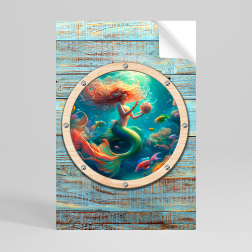 MERMAID DREAMS Svislý samolepicí plakát