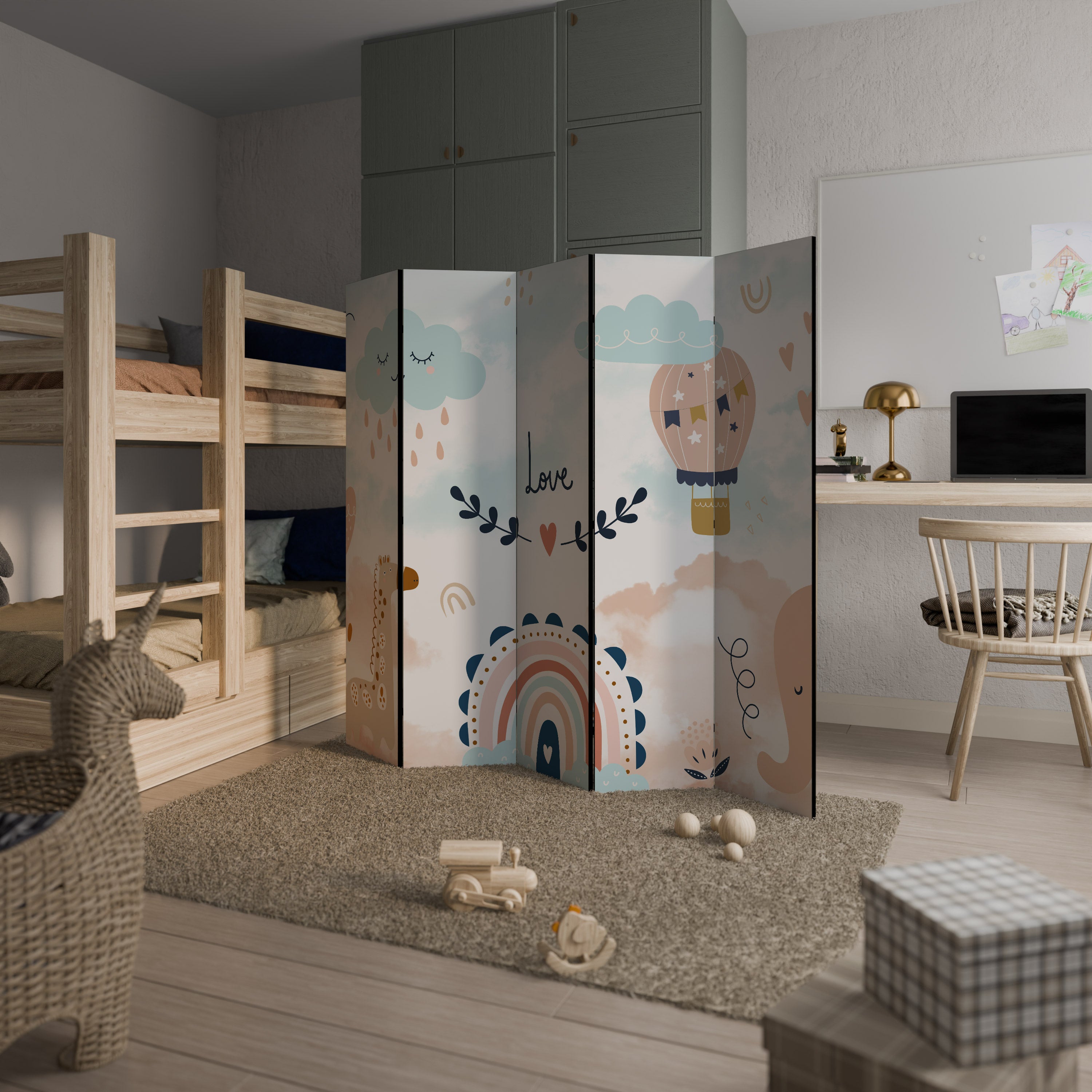 LOVELY DREAMS Παραβάν με 5 πάνελ