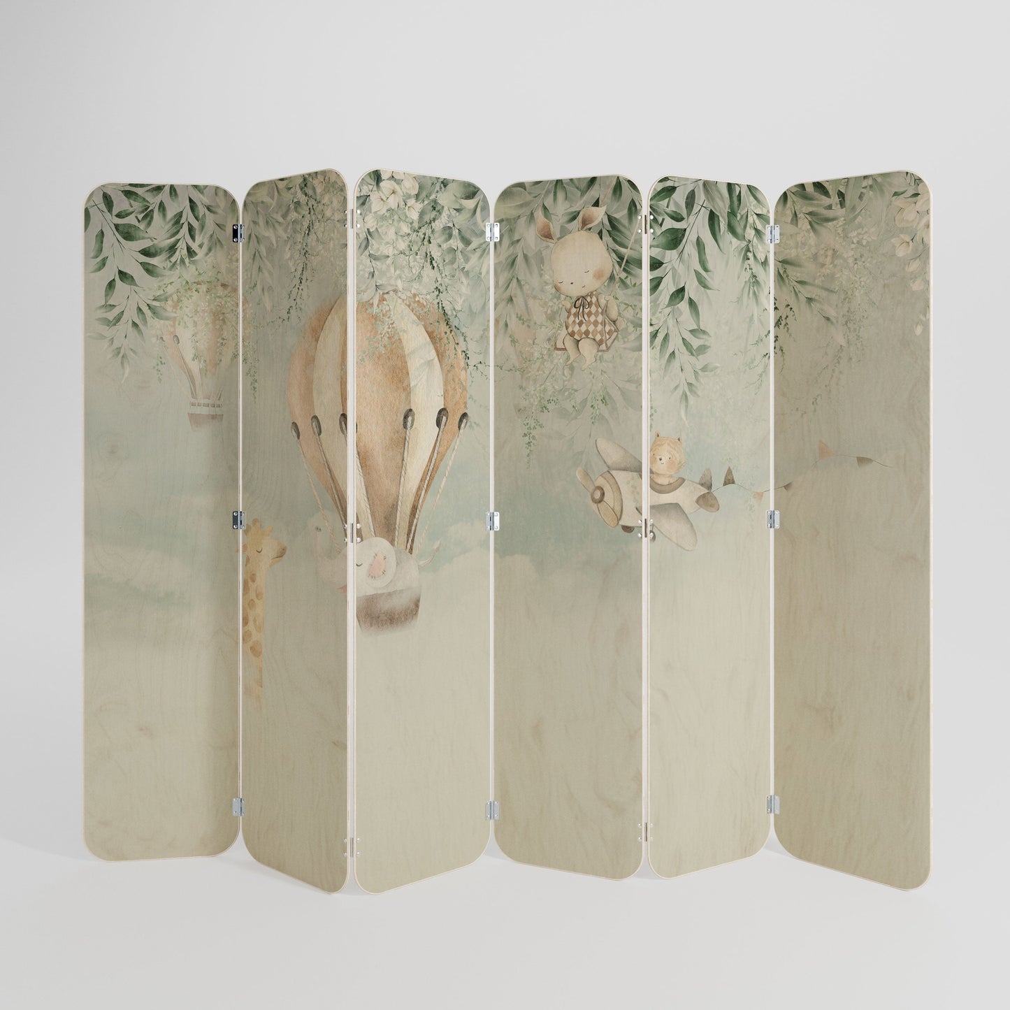 SWEET DREAMS 6-Panel Plywood Room Divider