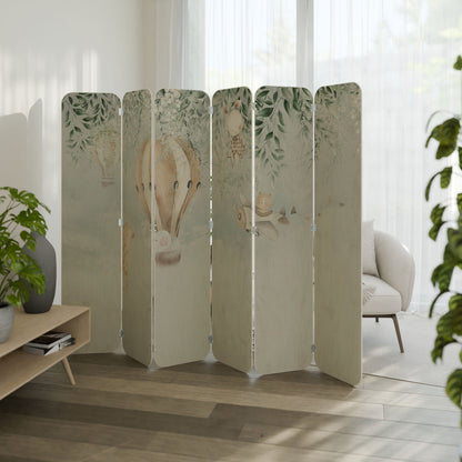 SWEET DREAMS 6-Panel Plywood Room Divider