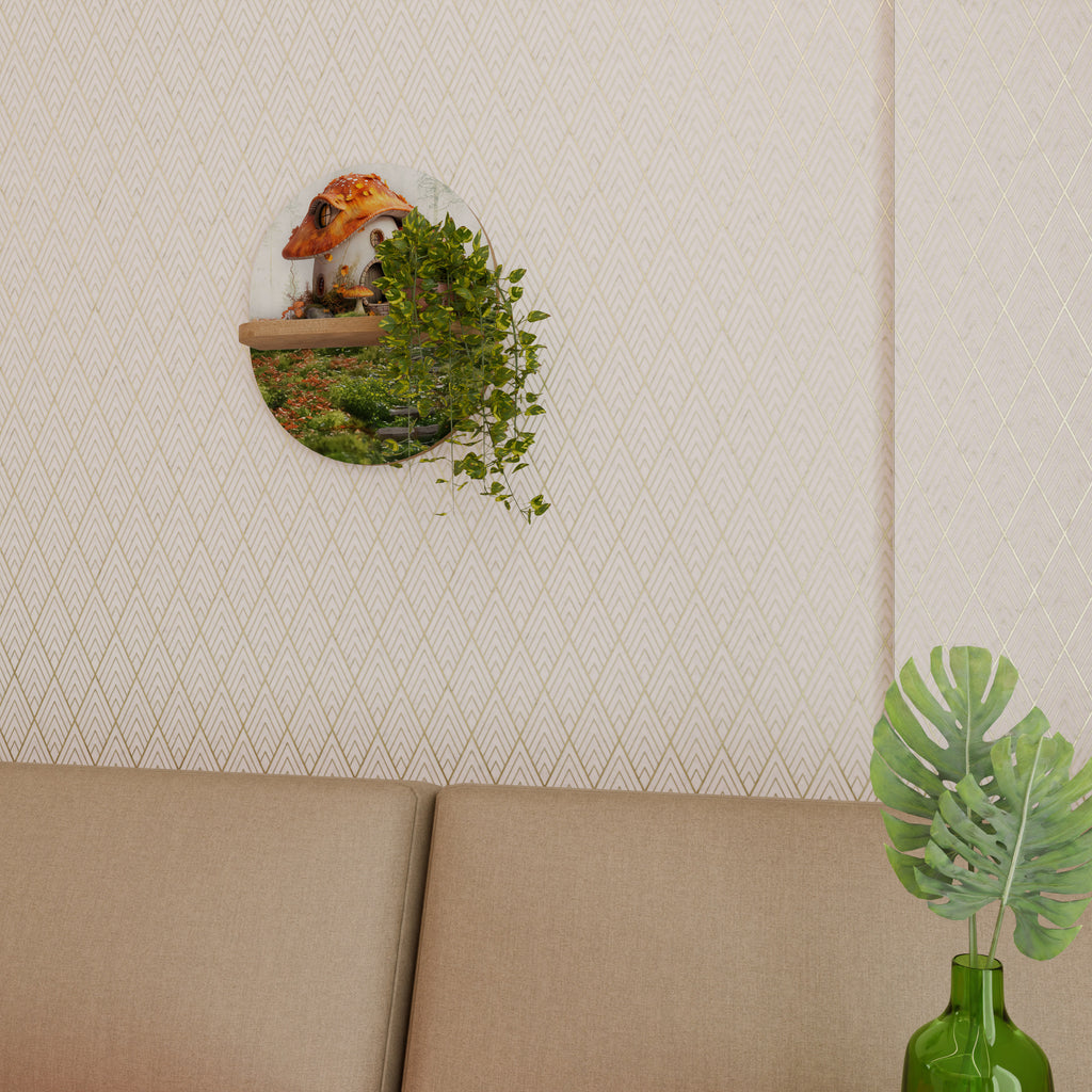 MYSTIC TOADSTOOL Decorative Art Shelf