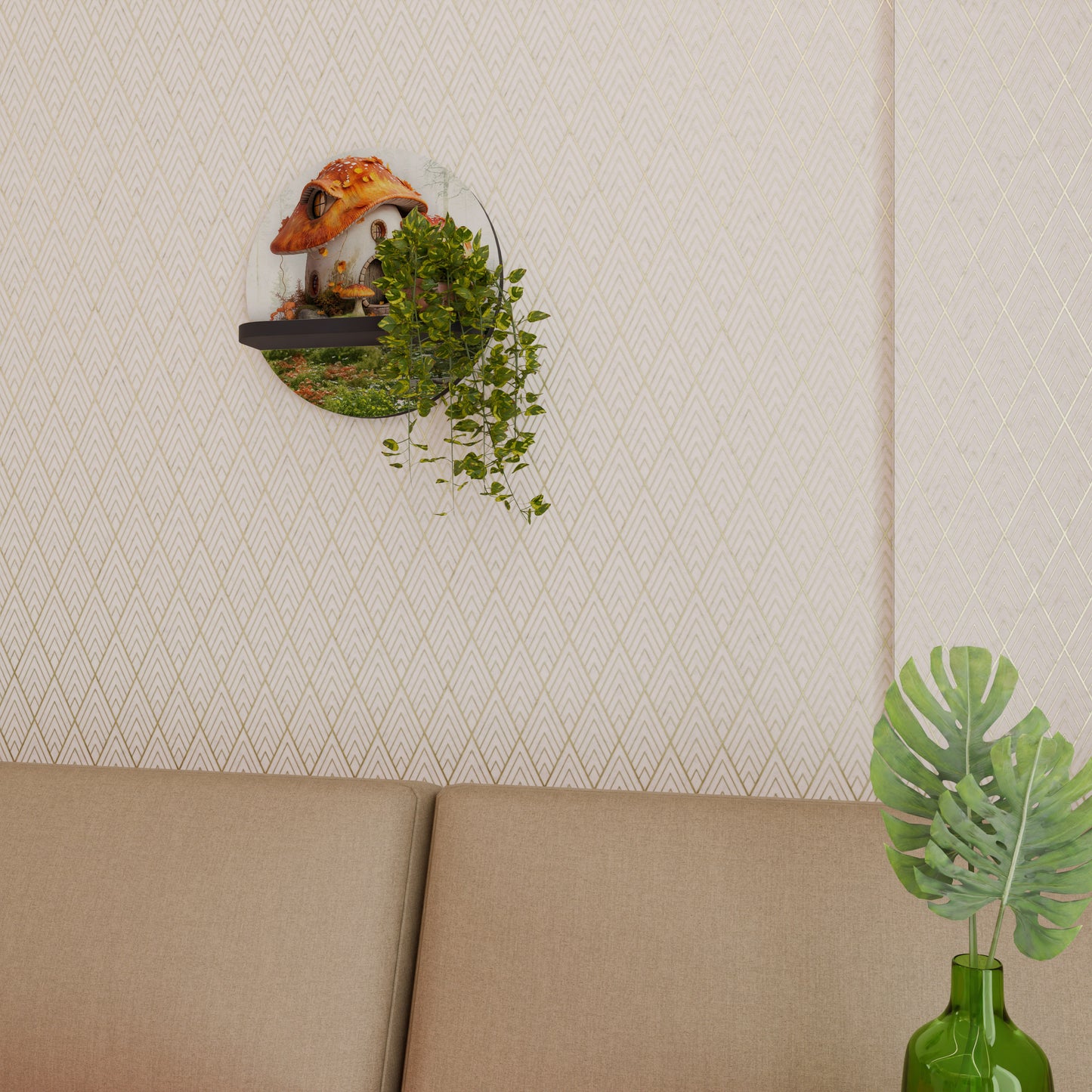 MYSTIC TOADSTOOL Art Shelf