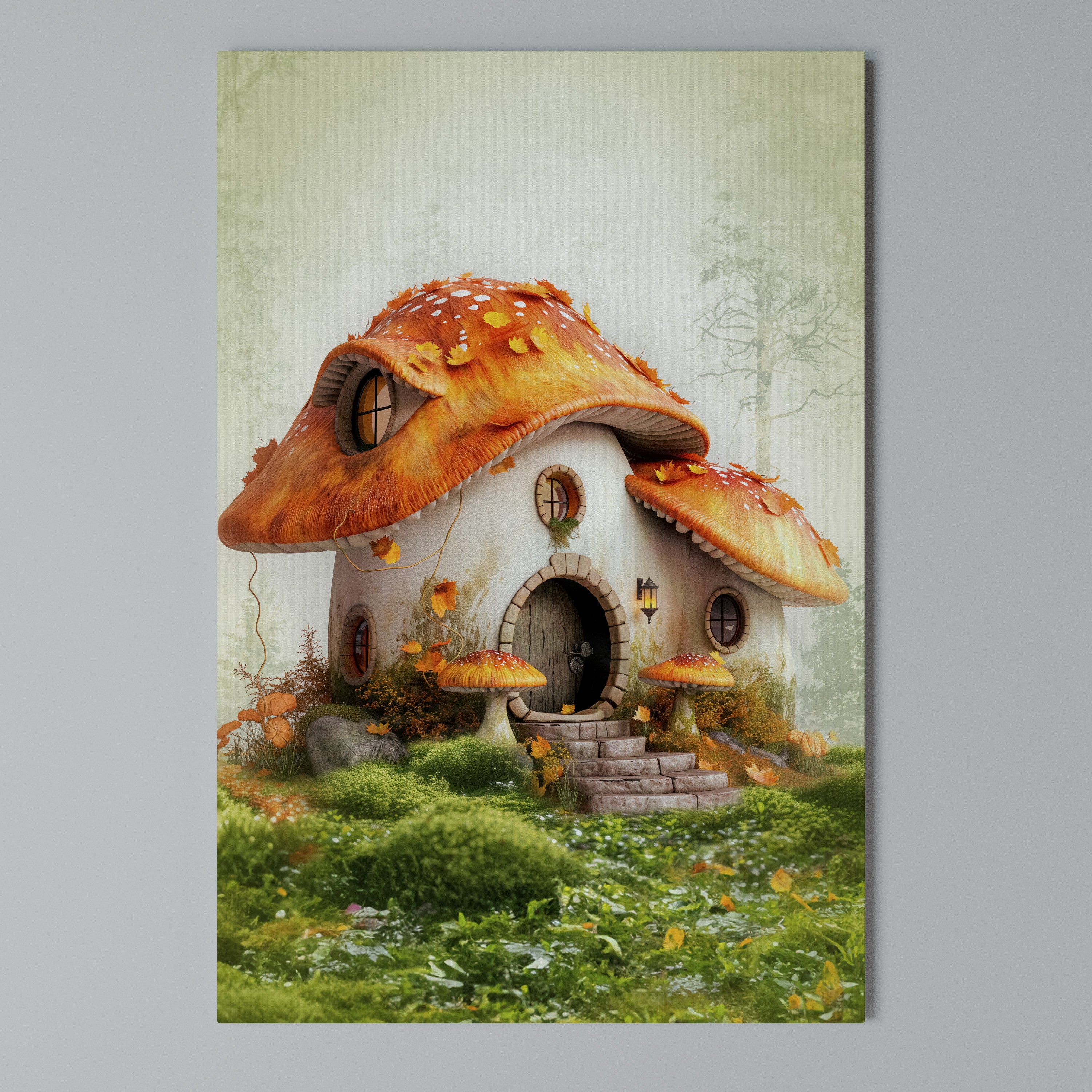 MYSTIC TOADSTOOL Vertical Canvas Print