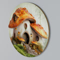 MYSTIC TOADSTOOL Rundes Wandbild
