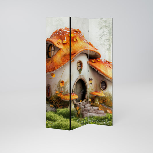 MYSTIC TOADSTOOL Dekorativ rumsavdelare – 3 paneler