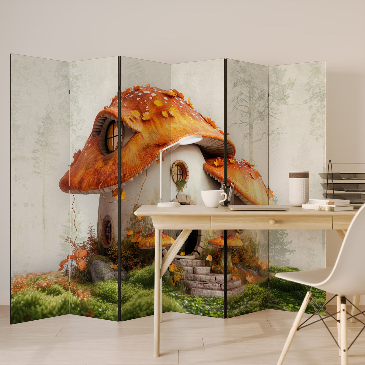 MYSTIC TOADSTOOL Rumsavdelare 6 paneler