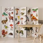 FOREST LESSON 6-teiliger Paravent