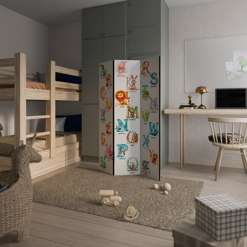 JOYFUL LETTERS Παραβάν με 3 πάνελ