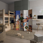 SCHOOL VIBE Παραβάν με 5 πάνελ