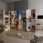 SCHOOL VIBE Παραβάν με 6 πάνελ