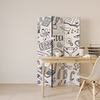 SCHOOL STUFF Biombo de 3 paneles