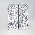 SCHOOL STUFF 4-teiliger Paravent