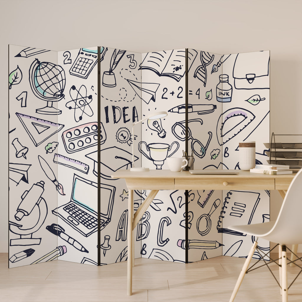 SCHOOL STUFF Παραβάν με 6 πάνελ