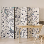 SCHOOL STUFF Παραβάν με 6 πάνελ