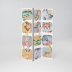 TROPICAL SQUAD 3dílný paraván