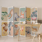 TROPICAL SQUAD Παραβάν με 6 πάνελ