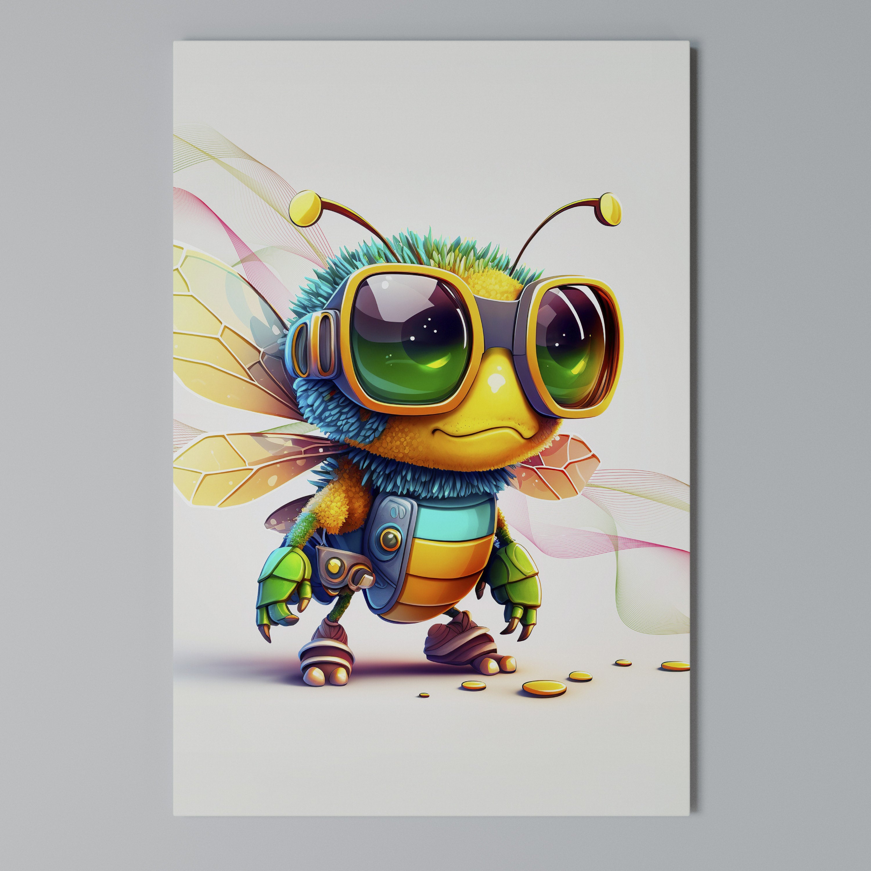 BUZZ BUDDY Vertical Canvas Print