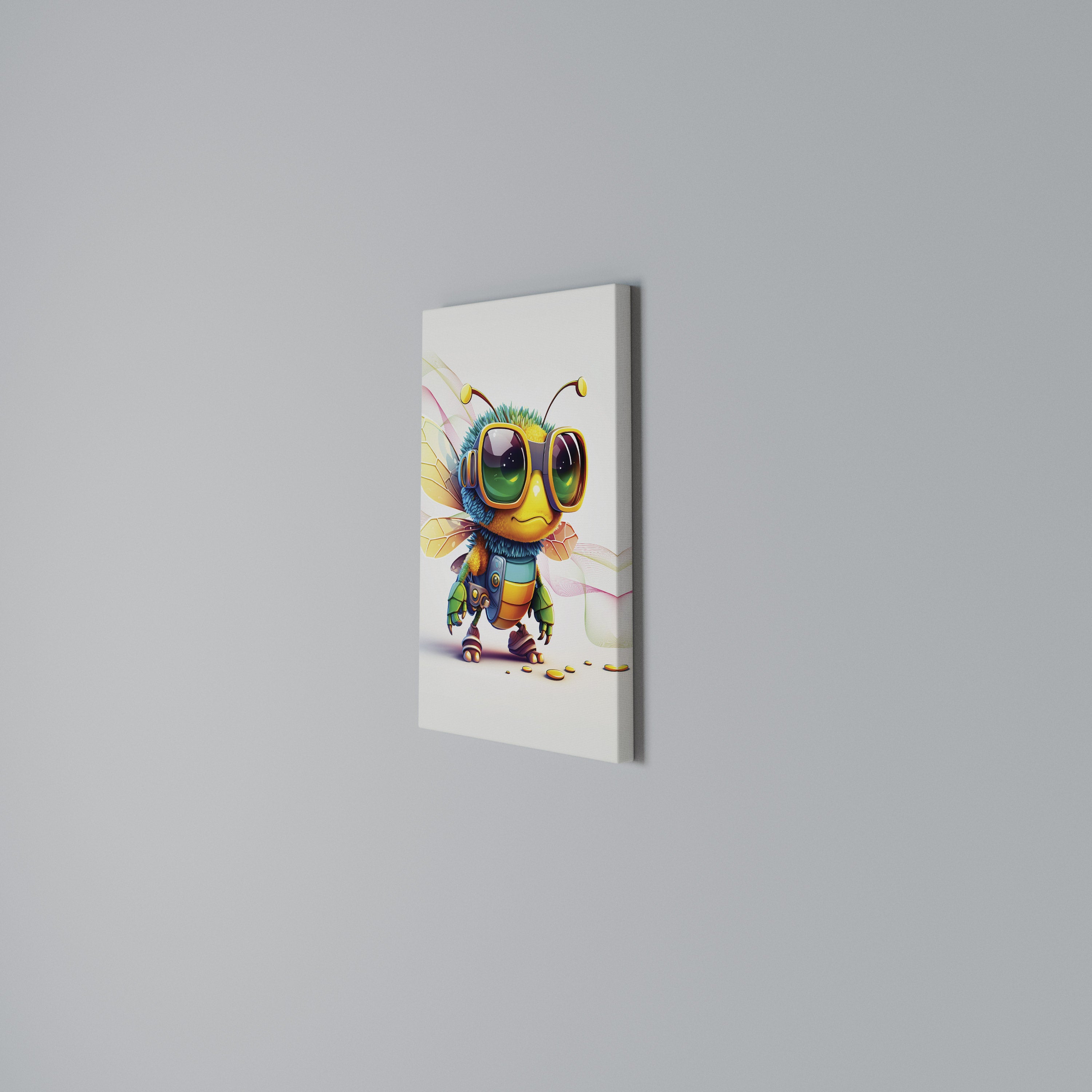 BUZZ BUDDY Vertical Canvas Print