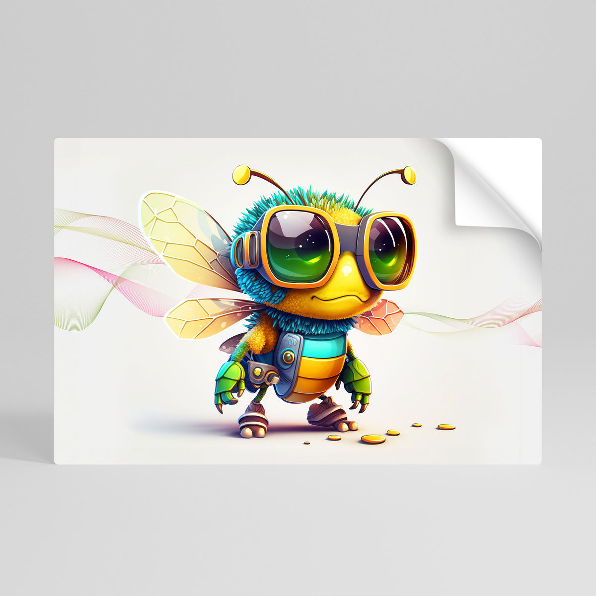 BUZZ BUDDY Självhäftande Horisontell Poster