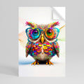 HOOT HOOT Peel and Stick Vertical Poster