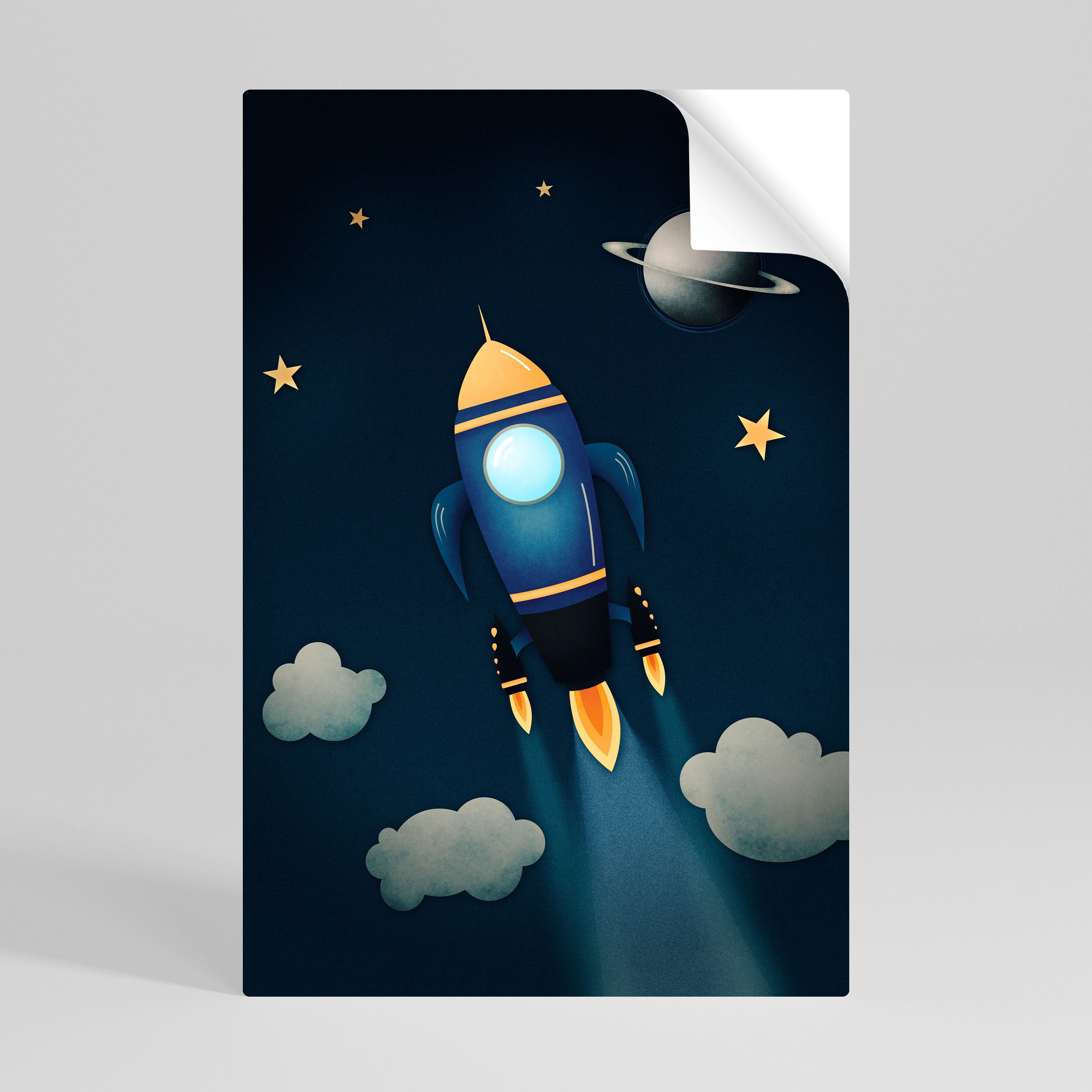 STELLAR SWING Självhäftande Vertikal Poster