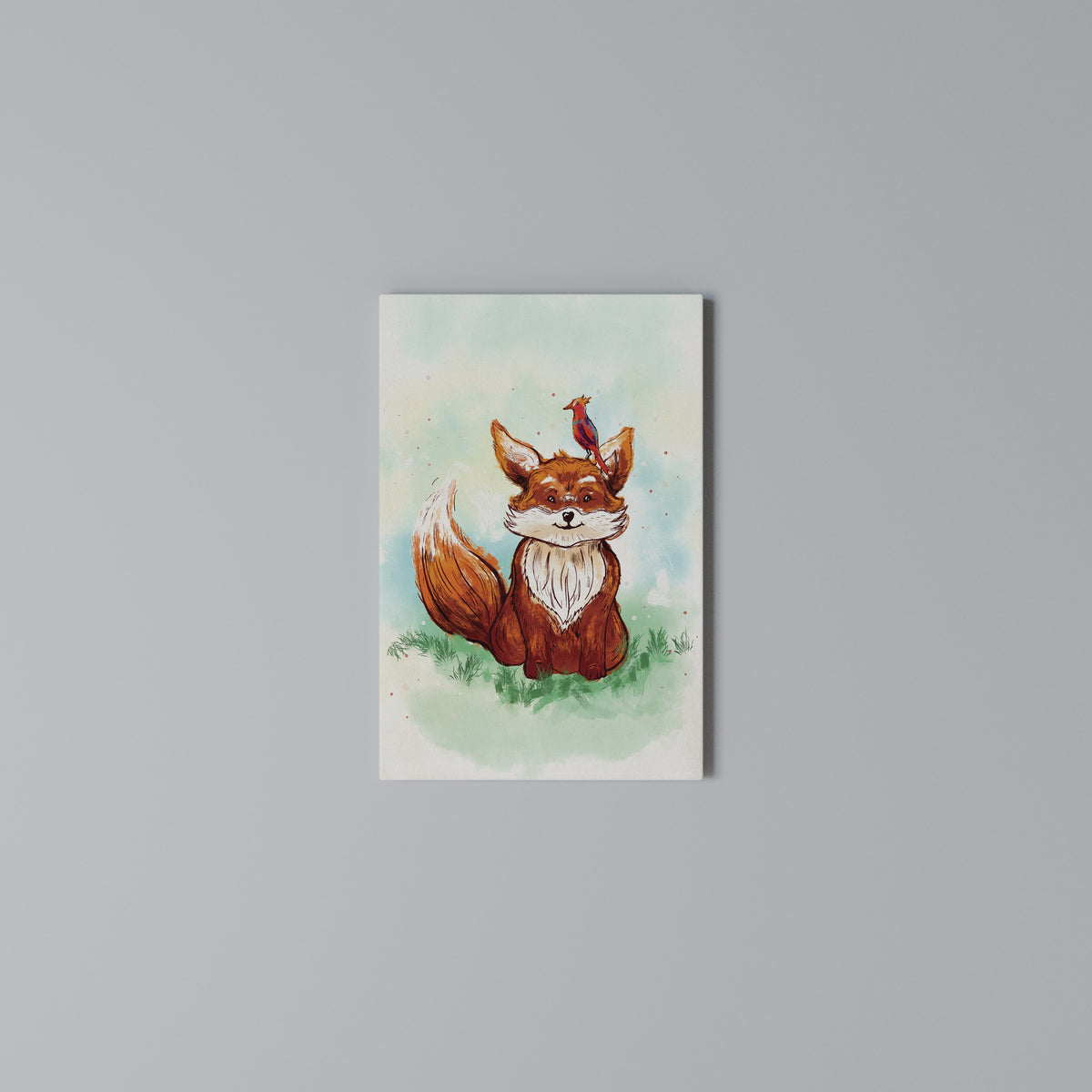 FOX FRIENDS Vertical Canvas Print