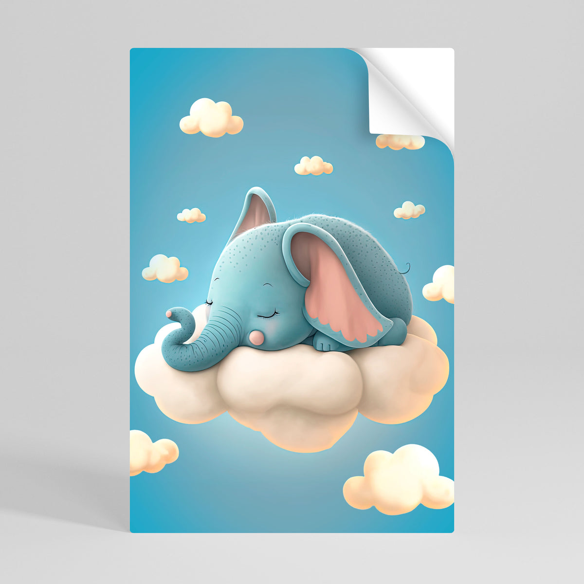 ELEPHANT DREAMS Selbstklebendes Poster - Hochformat