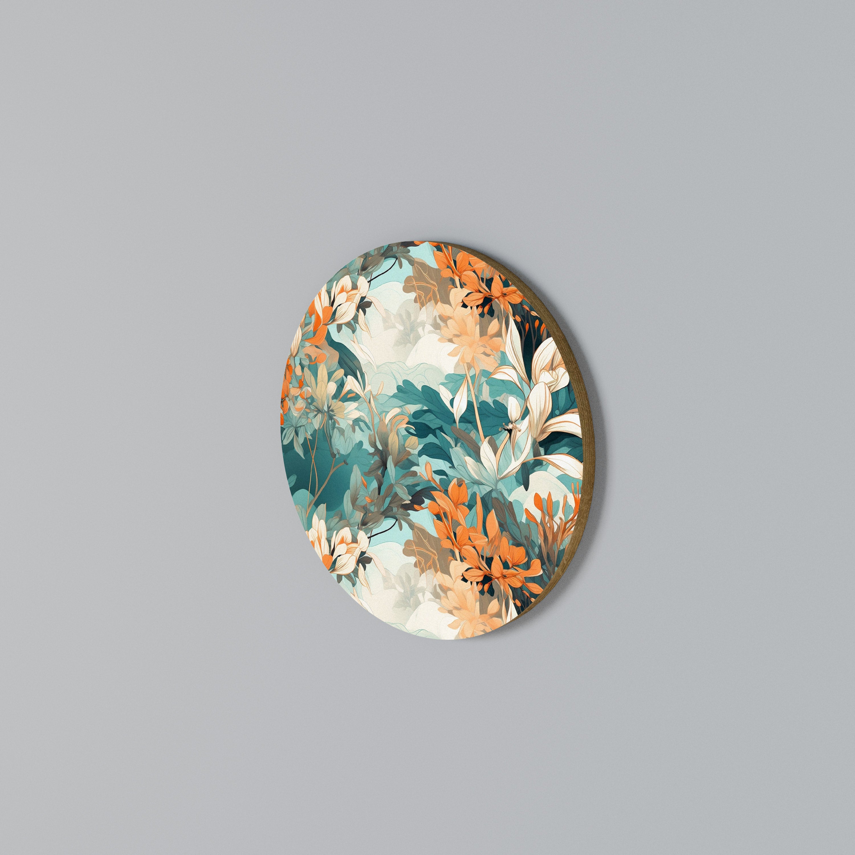 BLOOM BALLET Round Wall Art