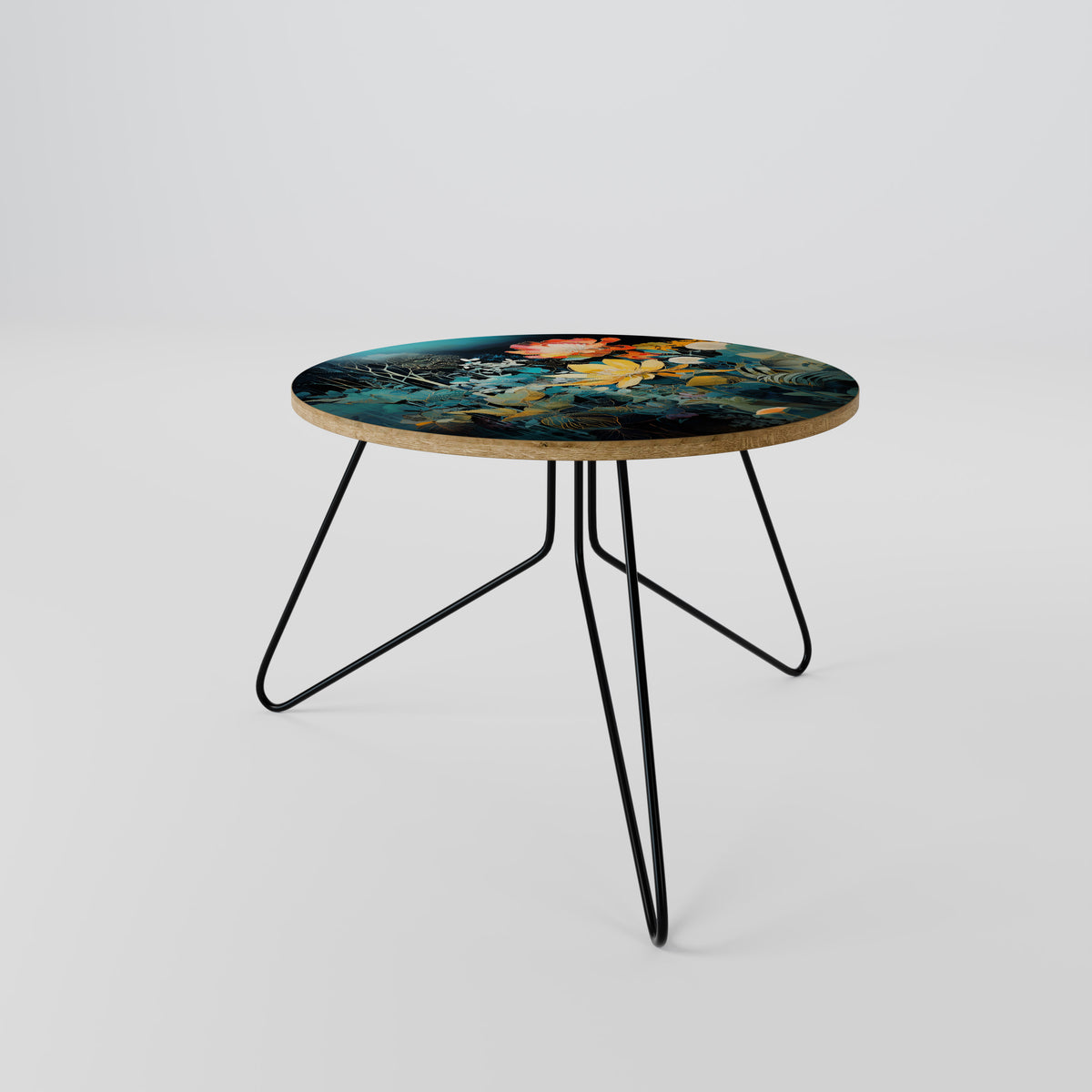 MIDNIGHT FLOWERS Couchtisch