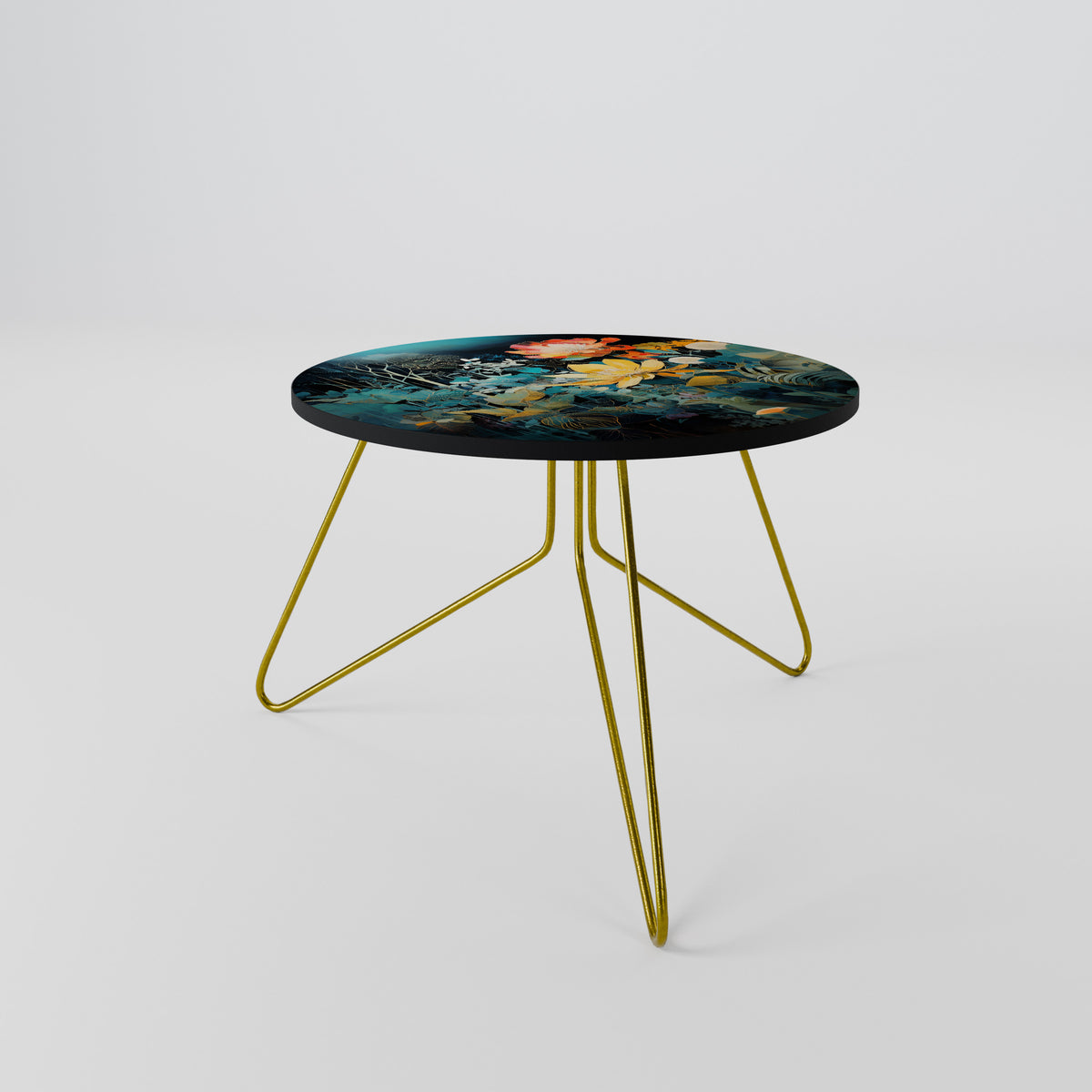 MIDNIGHT FLOWERS Couchtisch