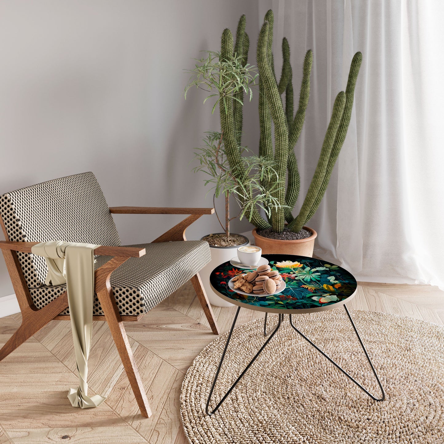 Petite table basse EVENING FLOWERS