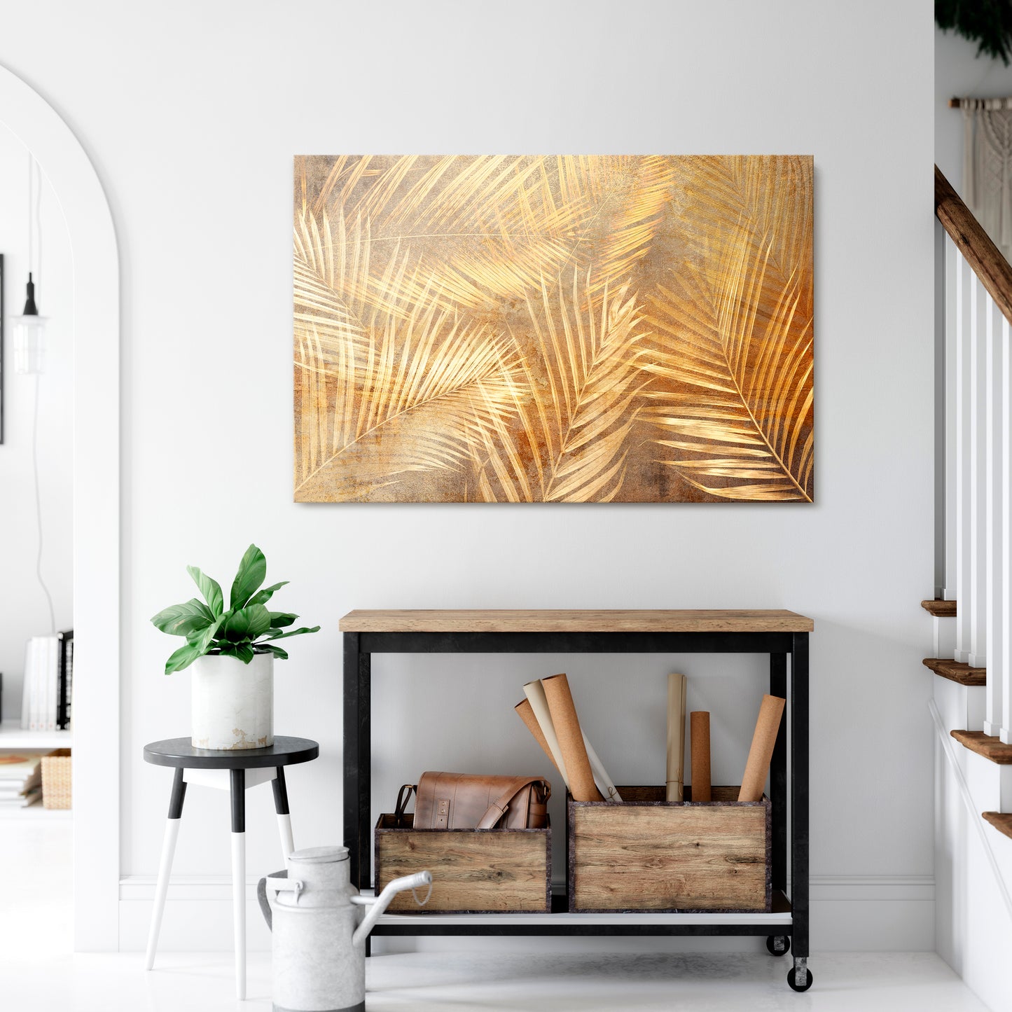 GOLDEN PALM DREAMSCAPE Stampa su tela orizzontale