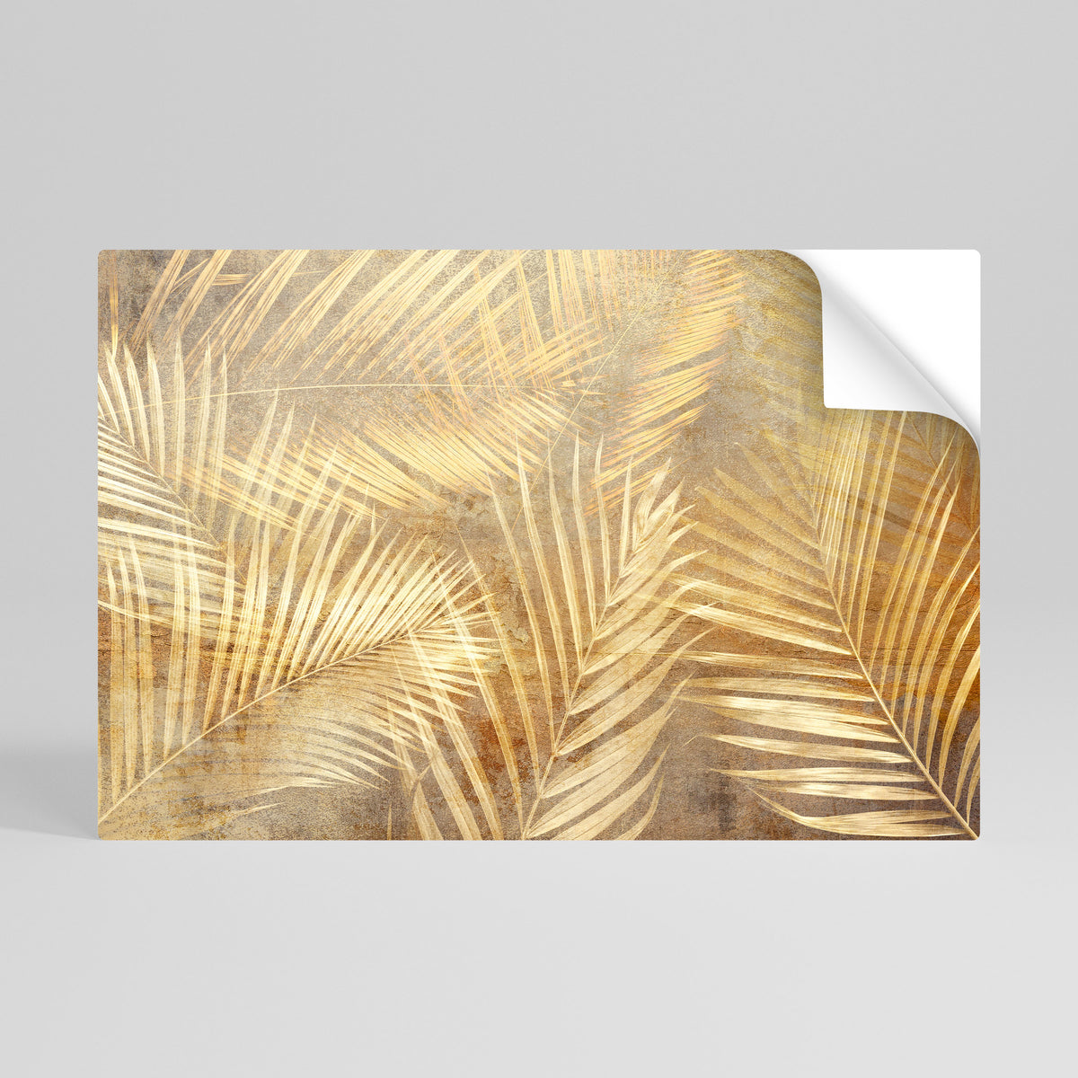 GOLDEN PALM DREAMSCAPE Αυτοκόλλητη Αφίσα οριζόντια
