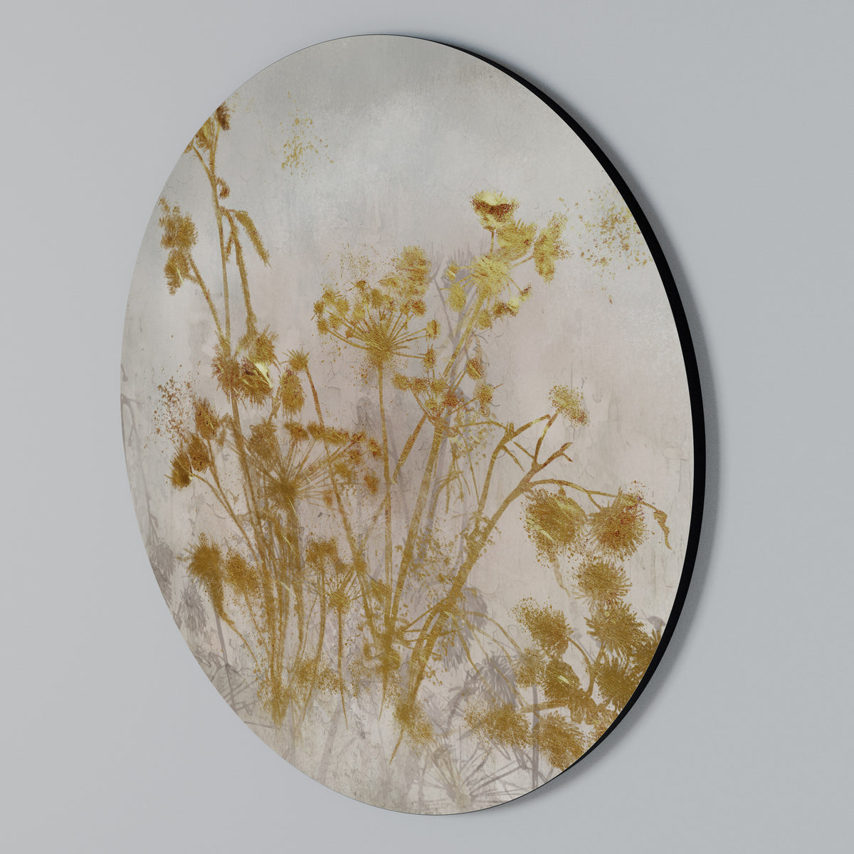 LONESOME SPRIG Rundes Wandbild