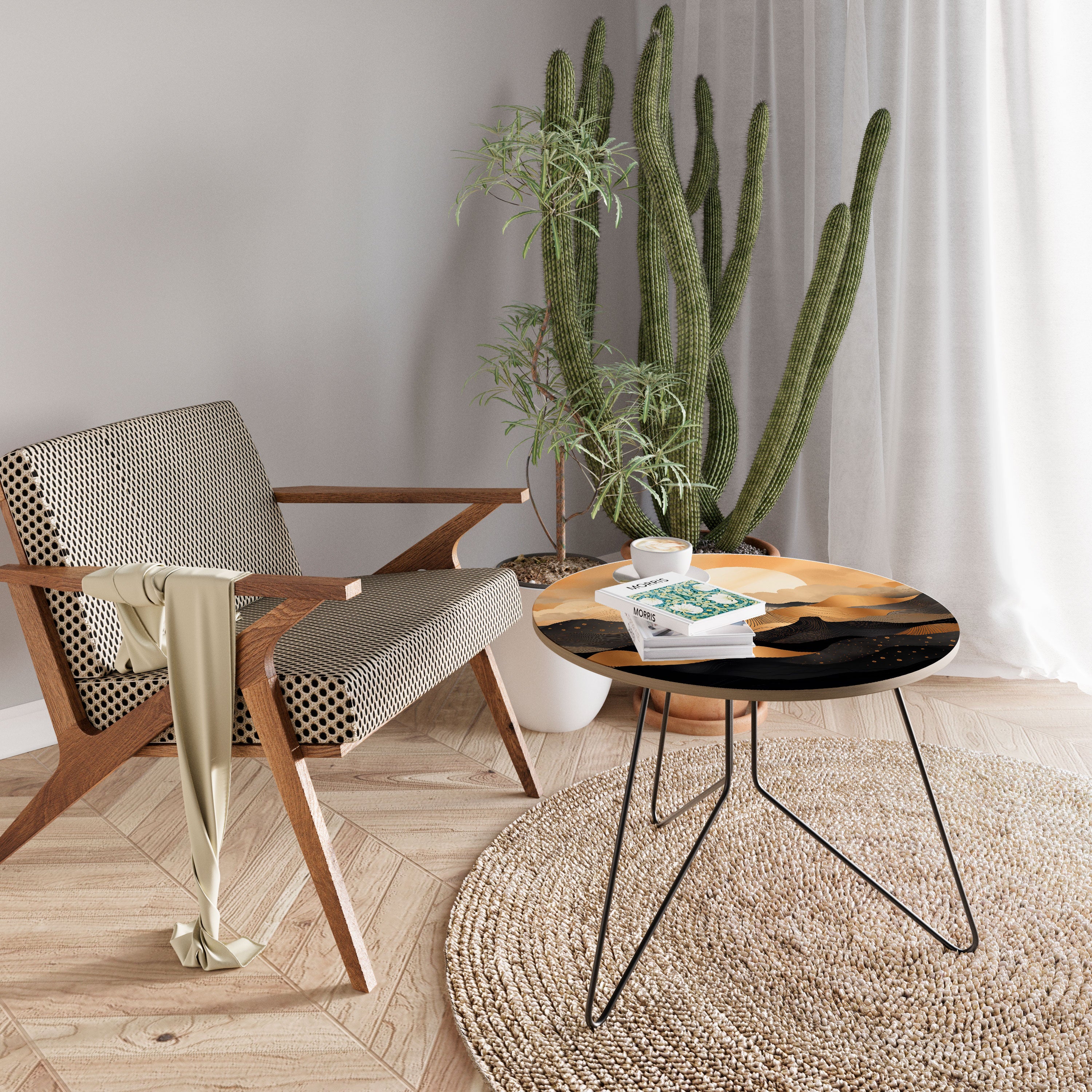 MYSTICAL SUNSET HORIZON Konferenční stolek