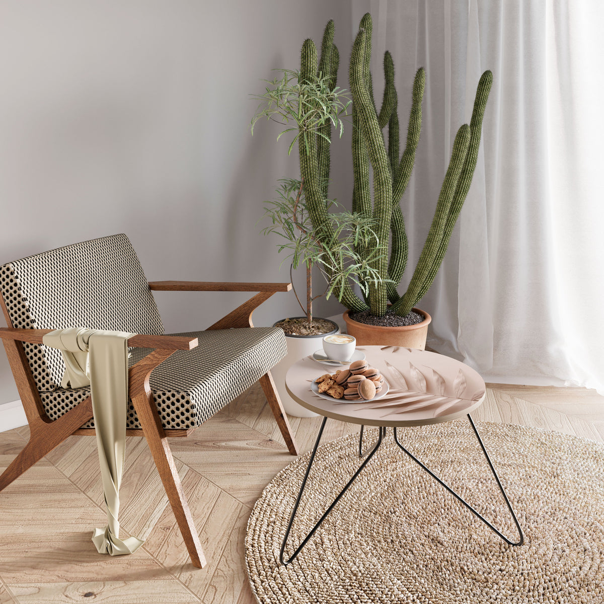 PINK PALM DREAMS Coffee Table
