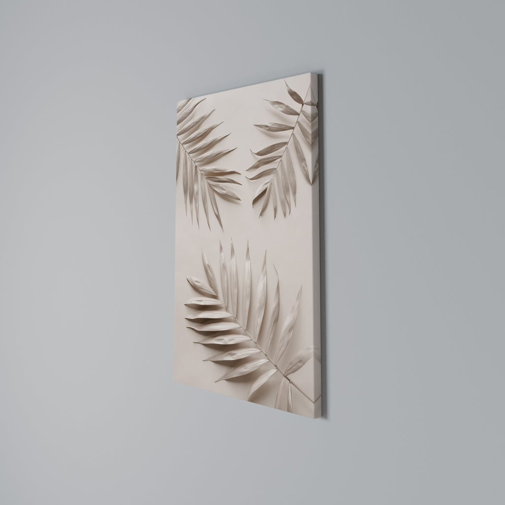 PINK PALM DREAMS Vertical Canvas Print