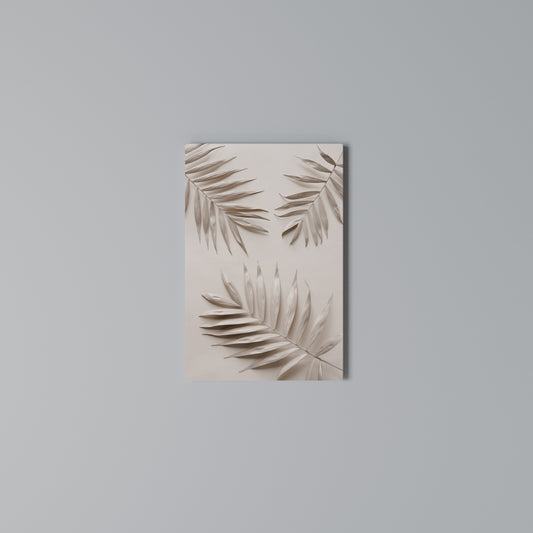 PINK PALM DREAMS Vertical Canvas Print