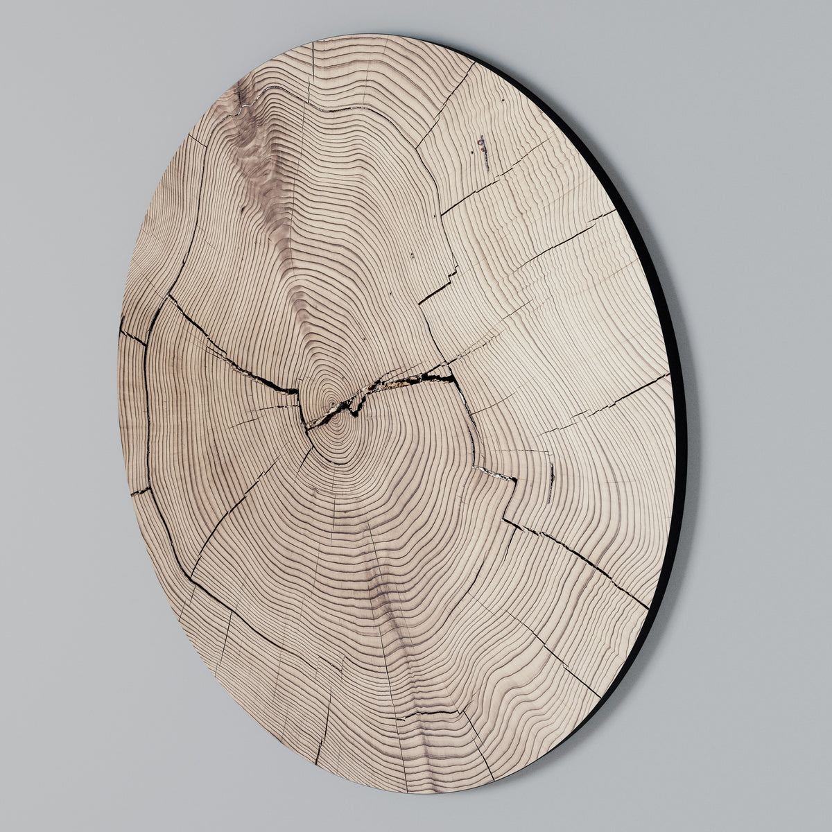 TIMEWORN RHYTHM Rundes Wandbild