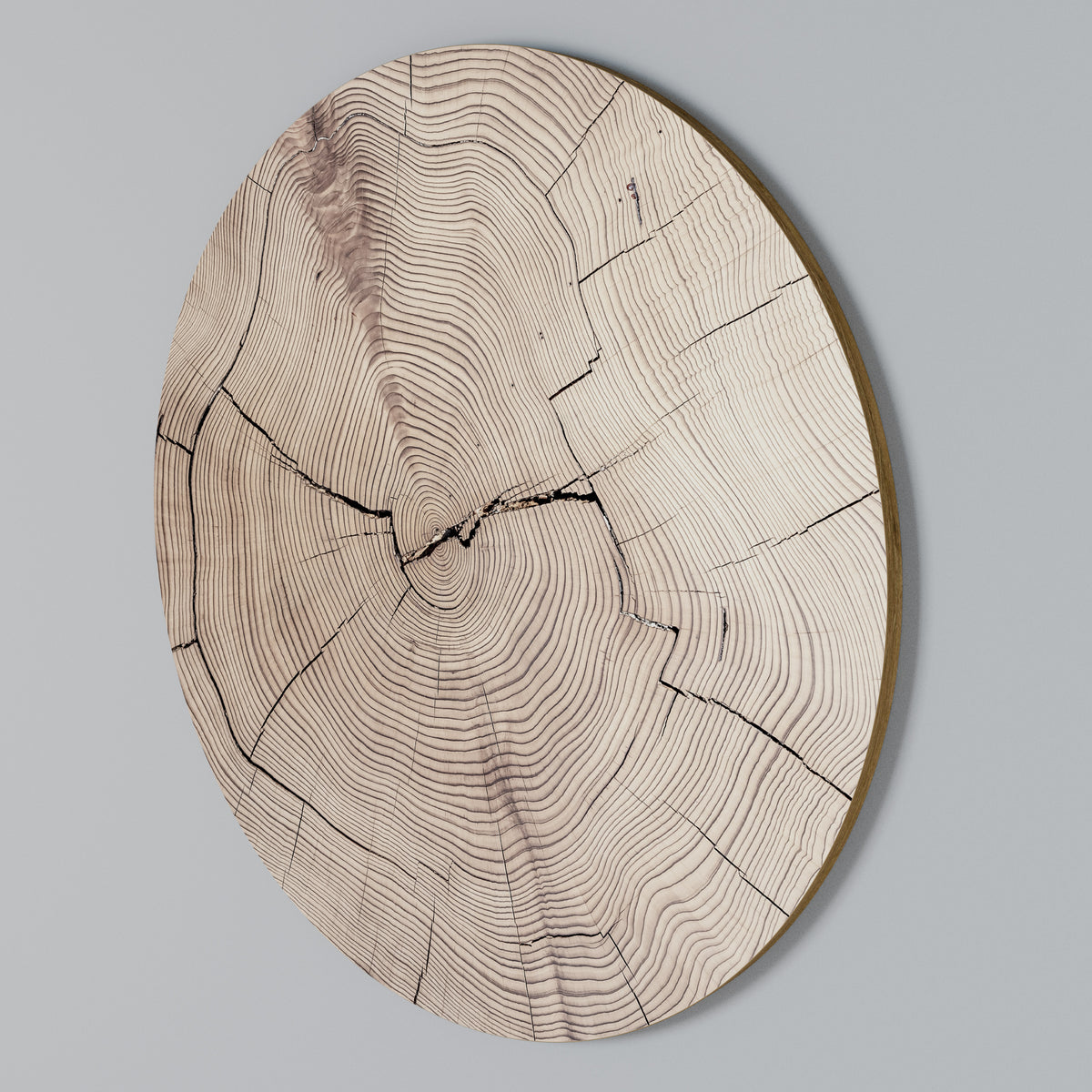 TIMEWORN RHYTHM Rundes Wandbild