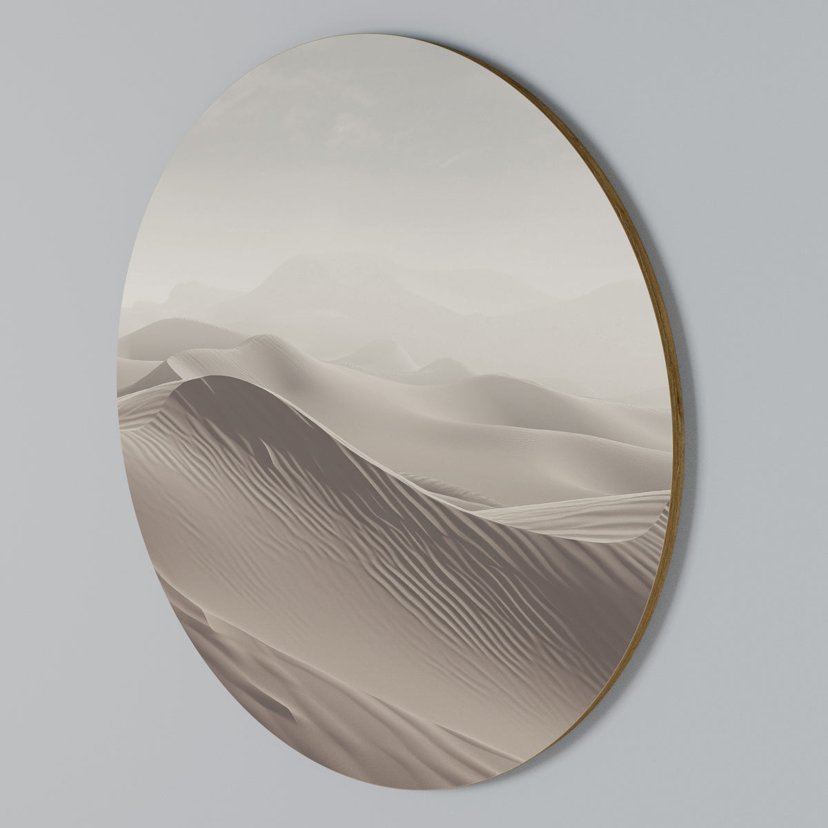 ECHOES OF DUNES Rundes Wandbild