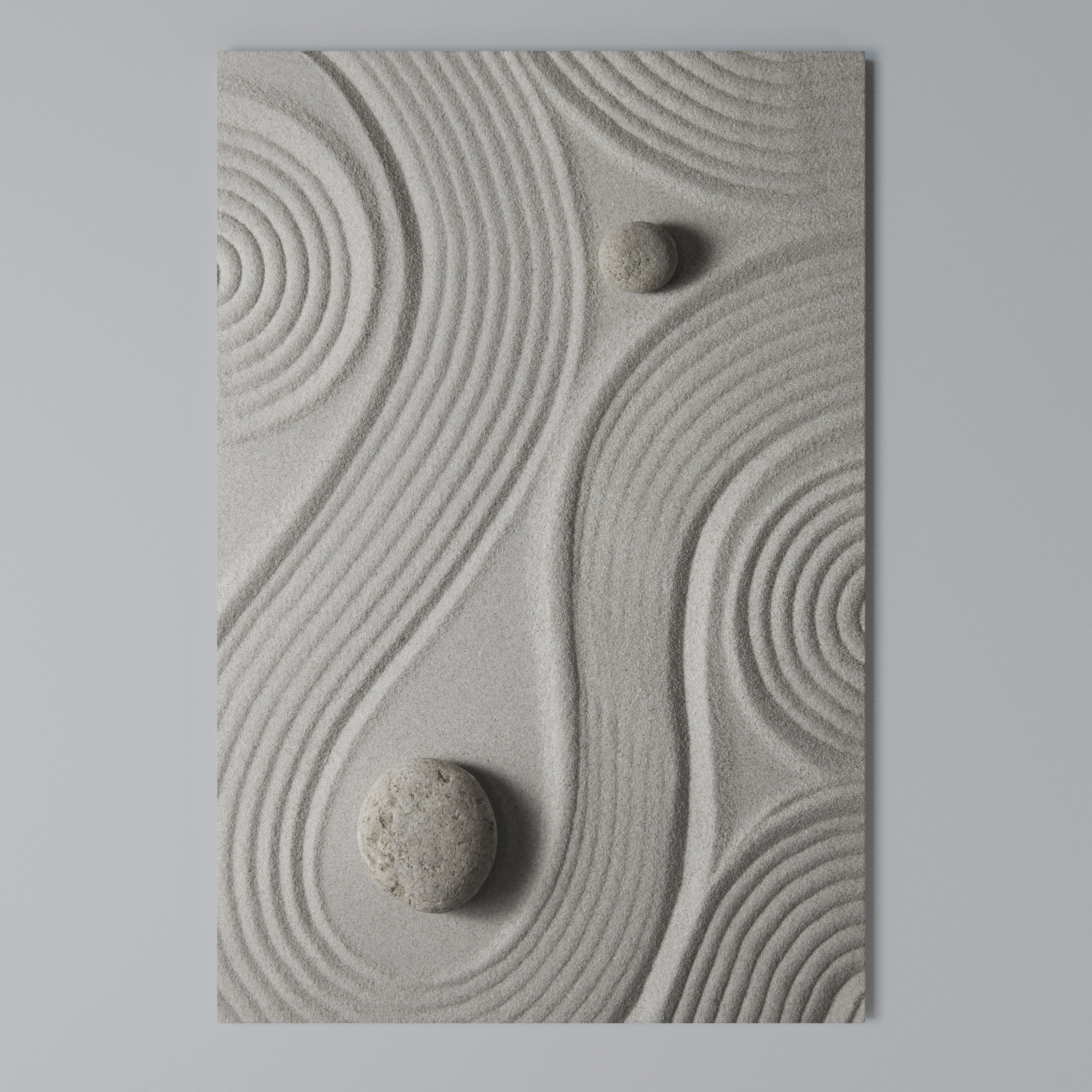SANDSWIRL SERENITY Vertical Canvas Print
