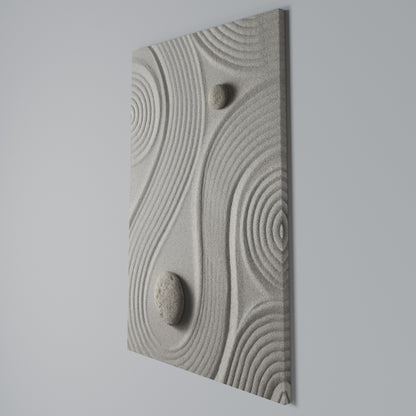 SANDSWIRL SERENITY Stampa su tela verticale