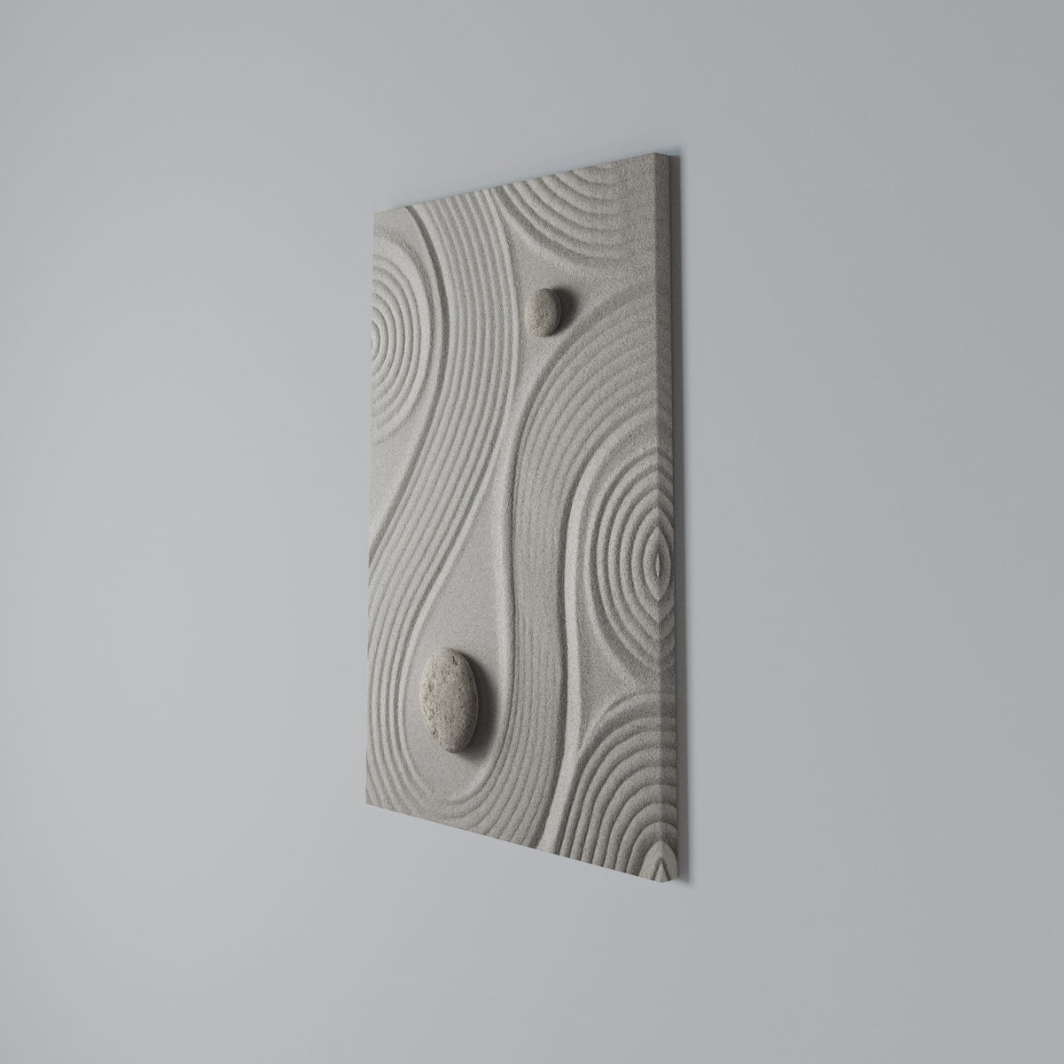 SANDSWIRL SERENITY Vertical Canvas Print