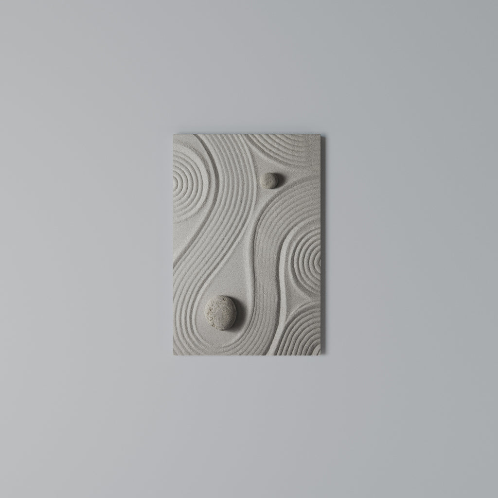 SANDSWIRL SERENITY Vertical Canvas Print