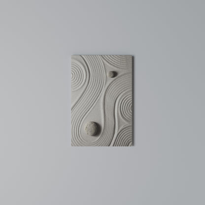 SANDSWIRL SERENITY Stampa su tela verticale