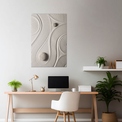 SANDSWIRL SERENITY Stampa su tela verticale