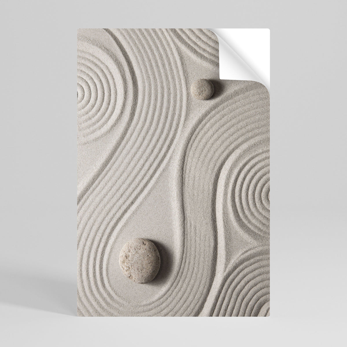 SANDSWIRL SERENITY Αυτοκόλλητη Αφίσα κάθετη